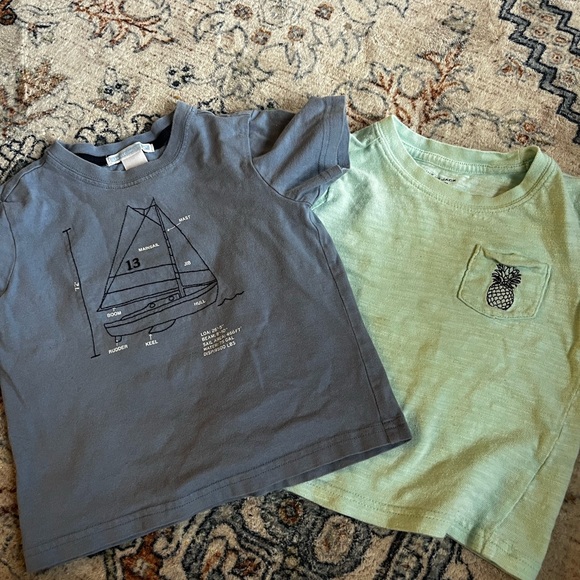 Janie and Jack sweater/tshirt bundle (12-18) (tshirts in second photo 18-24) - Picture 2 of 2
